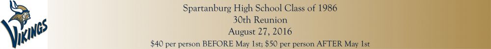 SPARTANBURG SR HIGH Reunion